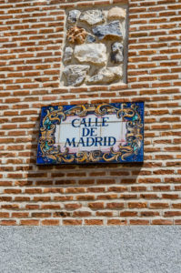 Označovanie ulíc v Madride